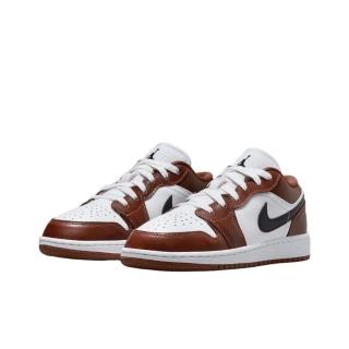 【NIKE 耐吉】Air Jordan 1 Low SE 暗棕 GS AJ1 低筒 運動鞋 休閒鞋 大童鞋 HF3188-102