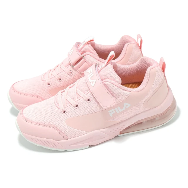 FILA 慢跑鞋 J403Z 大童 中童 黑 紅 魔鬼氈 小