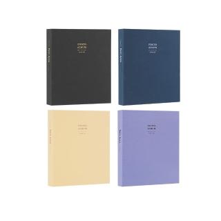 【珠友】20K雙格相本(可收納200枚4x6照片/透明盒裝相簿/成長紀念/回憶珍藏/明信片)