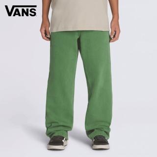 【VANS】官方旗艦 Drill Chore Carpenter Loose Denim 綠色工裝長褲