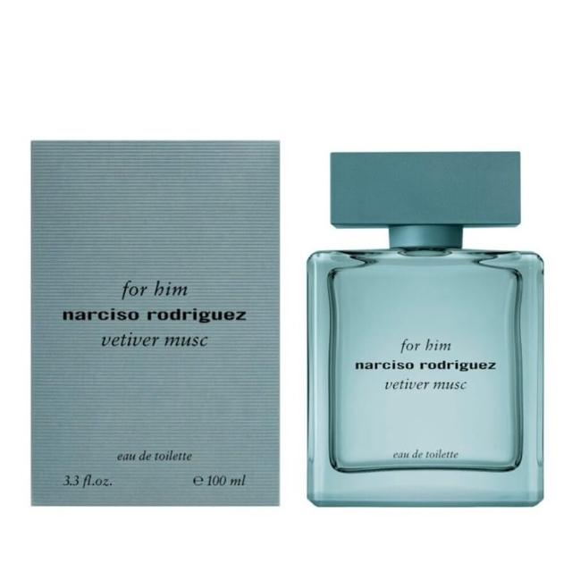 【NARCISO RODRIGUEZ】For Him Vetiver Musc 紳青男性淡香水100ML(專櫃公司貨)