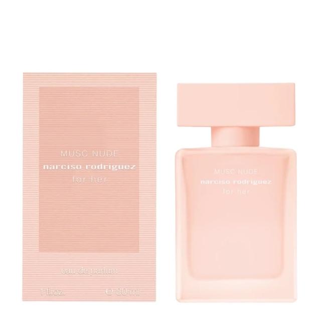 【NARCISO RODRIGUEZ】for her MUSC NUDE 粉裸繆思淡香精30ML(專櫃公司貨)