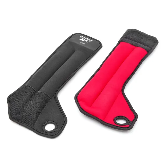 【REEBOK】Wrist Weights 手腕負重環 - 1.5公斤 - 2入組(訓練手環、健身配件、運動配件)