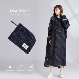 【RainSky】城市風衣 / 雨衣(連身雨衣 輕便型雨衣 日韓雨衣 長版雨衣)