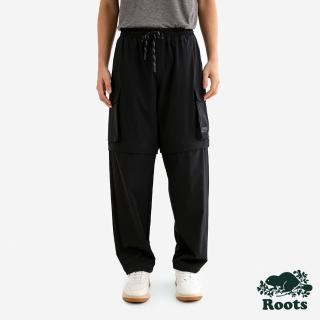 【Roots】Roots 男裝-ROOTS EXPOLORERS 二合一長褲(黑色)