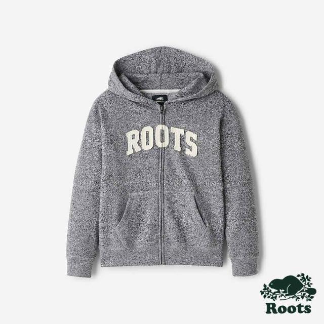 【Roots】Roots 大童-ROOTS APPLIQUE 連帽外套(灰色)