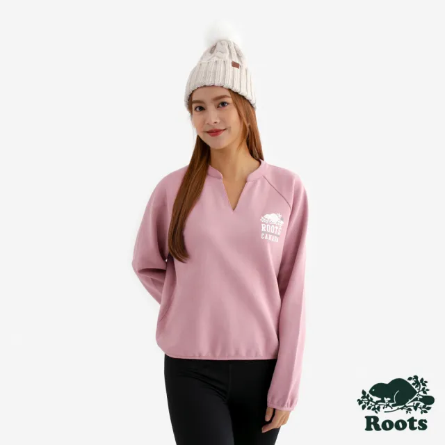 【Roots】Roots女裝- ROOTS CANADA 上衣(粉紅色)