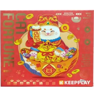【Qman 啟蒙積木】QMAN 2025過年系列 聚財貓(QM31744 啟蒙積木 公司貨)