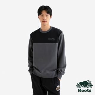 【Roots】Roots 男裝-ROOTS EXPLORERS 圓領上衣(灰色)
