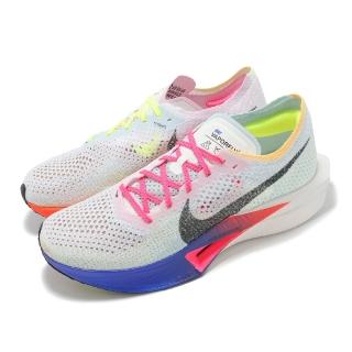 【NIKE 耐吉】競速跑鞋 ZoomX Vaporfly Next% 3 FK 男鞋 白 彩色 碳板 輕量 回彈(HQ3219-902)