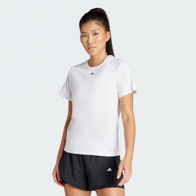 【adidas 愛迪達】短袖上衣 女 運動 亞規 WTR D4T T 白 IT7419