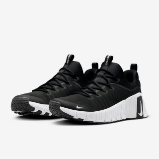 【NIKE 耐吉】運動鞋 訓練鞋 健身 重訓 藍球 男鞋 NIKE FREE METCON 6 黑色 透氣 緩震 支撐(FJ7127001)