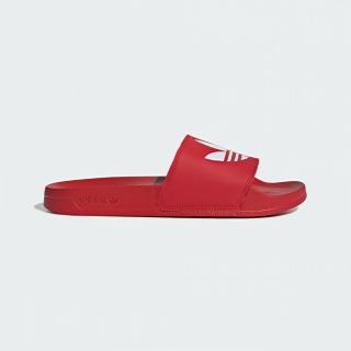 【adidas 愛迪達】拖鞋 男鞋 女鞋 運動 三葉草 ADILETTE LITE 紅 FU8296