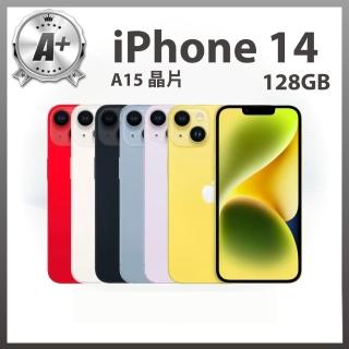 【Apple】A+ 級福利品 iPhone 14 128G 6.1吋(贈充電組)