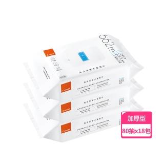 【Combi】海洋深層水柔濕巾-厚 80抽箱購(18包)