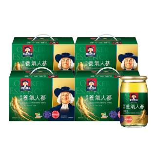 【QUAKER 桂格】無糖養氣人參禮盒60ml×19入×4盒(共76入 禮盒/送禮推薦)