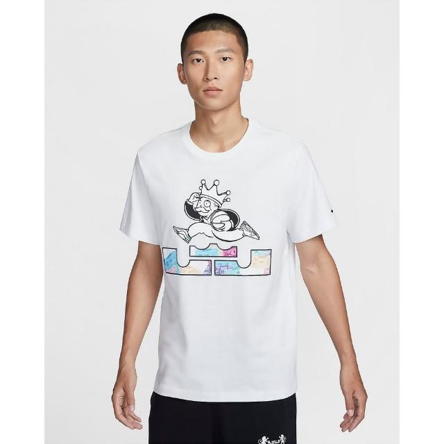 【NIKE 耐吉】LBJ 短袖上衣 男款 AS LBJ M NK TEE MONOPOLY 白色(HF6190100)