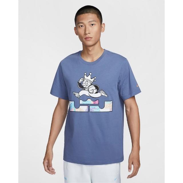 【NIKE 耐吉】LBJ 短袖上衣 男款 AS LBJ M NK TEE MONOPOLY 藍色(HF6190491)