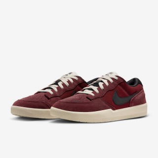 【NIKE 耐吉】運動鞋 休閒鞋 滑板鞋 男鞋 NIKE SB FORCE 58 紅 黑 麂皮 帆布 透氣 包覆(DV5477602)