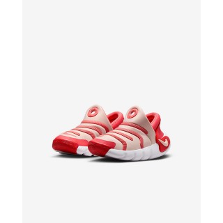 【NIKE 耐吉】運動鞋 休閒鞋 毛毛蟲鞋 童鞋 中大童 NIKE DYNAMO 2 EASYON PS 粉 橘 易穿脫(FD0553601)