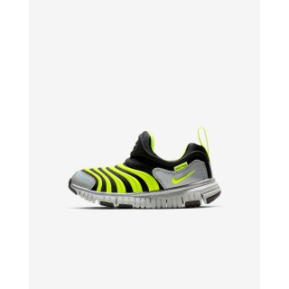 【NIKE 耐吉】運動鞋 休閒鞋 毛毛蟲鞋 童鞋 中大童 NIKE DYNAMO FREE Y2K PS 螢光綠 黑(CI1185081)