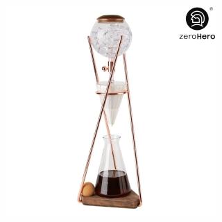 【zeroHero】鼎元classic冰滴咖啡壺(/冷萃/滴漏式/可調式冰滴/過濾式/冷泡/胡桃實木/黃銅/金屬不鏽鋼/冰釀)
