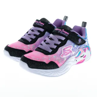 【SKECHERS】女童系列 燈鞋 UNICORN DREAMS(302299LBKMT)