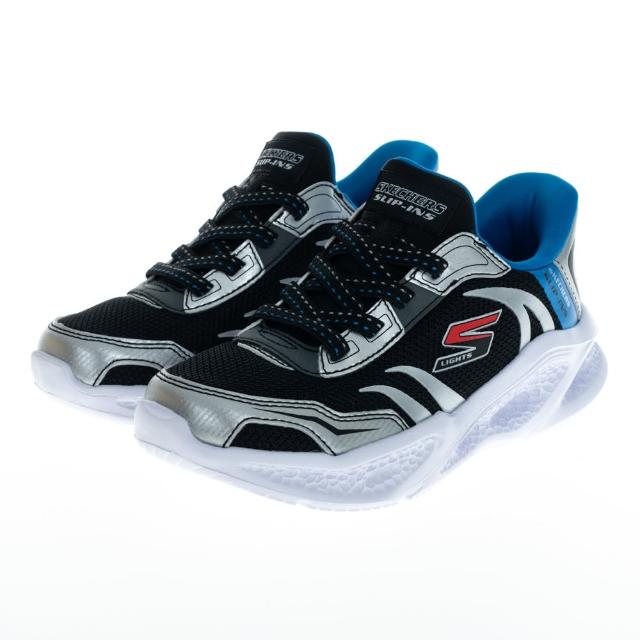 【SKECHERS】男童系列 男童鞋 瞬穿舒適科技 SKECHERS METEOR-LIGHTS(403848LSLBK)