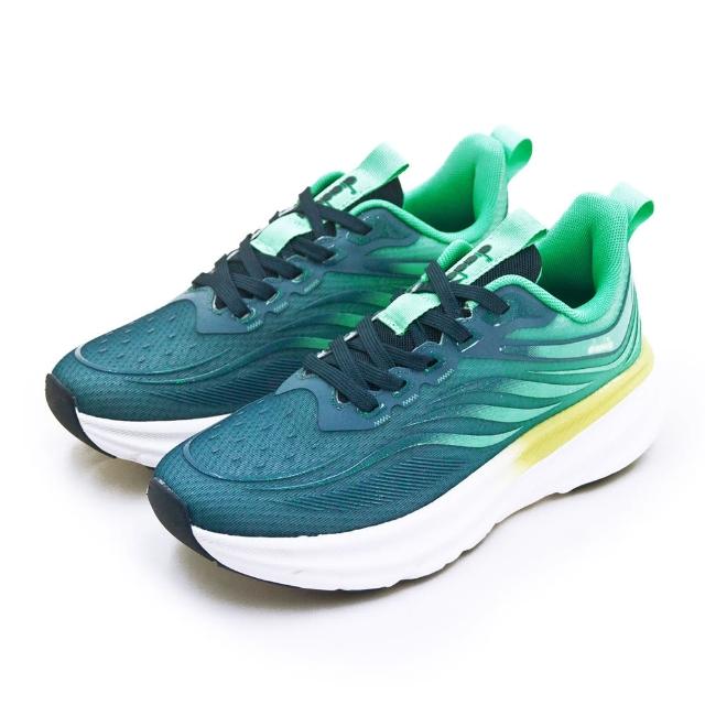 【DIADORA】男 迪亞多那 專業透氣避震慢跑鞋 律動RHYTHM FLOW系列(藍綠 73368)