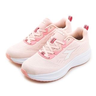 【DIADORA】女 迪亞多那 專業輕量避震慢跑鞋 清風BREEZE RUNNER系列(粉紅白 31757)