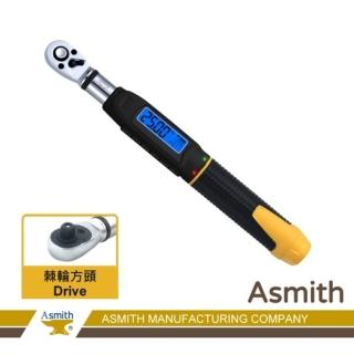【Asmith 鐵匠牌】0.9~25 Nm二分頭-電子式數顯小扭力低扭力板手(藍芽充電款迷你一般型-數位扭力扳手)