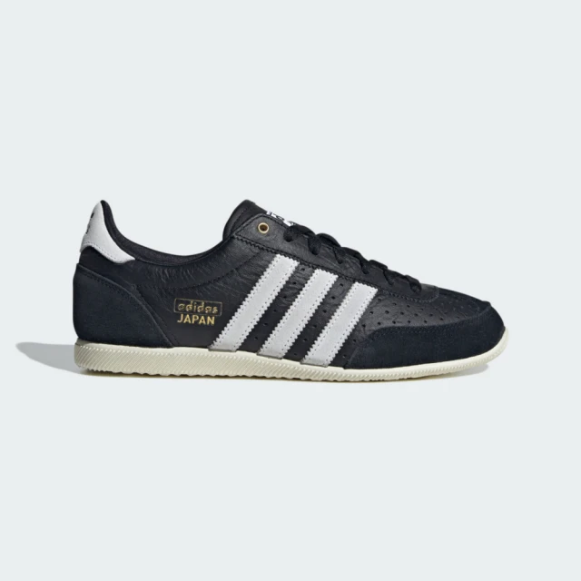 adidas 愛迪達 Japan W 女 運動休閒鞋 德訓鞋 荔枝皮 舒適 穿搭 黑 白(IH5490)