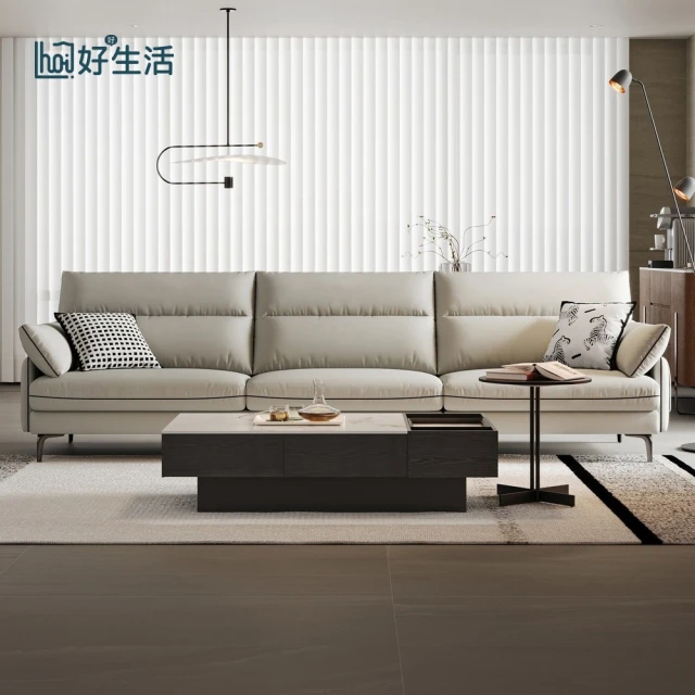 MUNA 家居 亞洛格86型三人座貓抓布沙發/含輔助椅(沙發