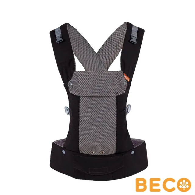 【BECO】Gemini雙子星四式透氣背巾-黑(新生兒揹帶/嬰兒外出/寶寶揹巾/育兒背帶/哄睡神器)