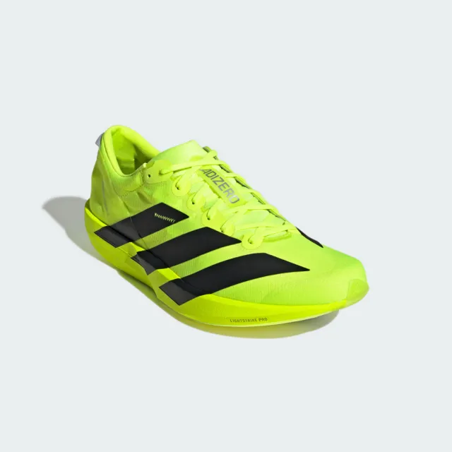【adidas 愛迪達】慢跑鞋 男鞋 運動鞋 緩震 ADIZERO ADIOS 9 M 亮黃黑 IH5066