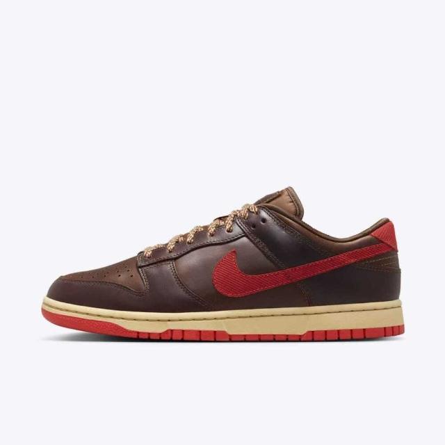 【NIKE 耐吉】Dunk Low Retro 男 休閒鞋 運動 復古 低筒 燈芯絨 棕紅(HQ3448-262)