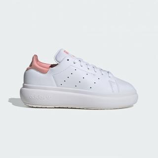 【adidas 愛迪達】休閒鞋 女鞋 運動鞋 三葉草 STAN SMITH PF W 白粉 IF7013