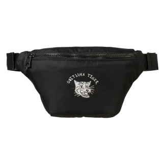 【Onitsuka Tiger】鬼塚虎 官方旗艦店 白色虎頭圖樣刺繡腰包(3183B108-001)