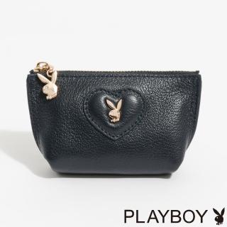 【PLAYBOY】零錢包 Striking系列(深藍色)