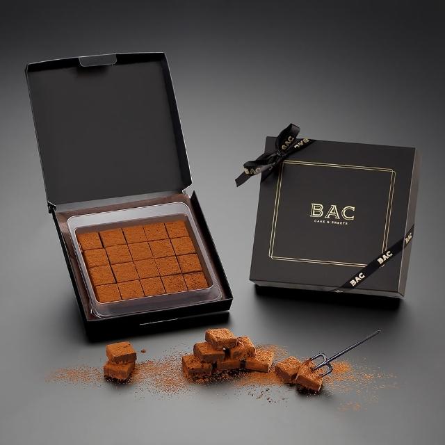 【BAC】生巧克力禮盒 唐寧伯爵茶風味+精美時尚提袋