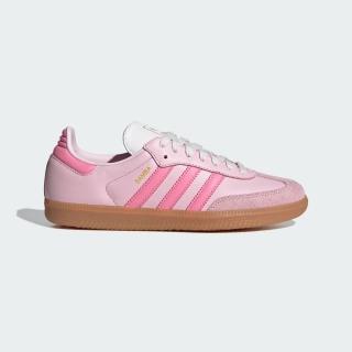 【adidas 愛迪達】SAMBA OG 運動休閒鞋(JS4091 女鞋 ORIGINALS經典休閒鞋 粉色)