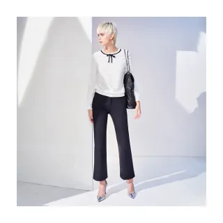 【Le Polka】微喇叭顯瘦長褲-女