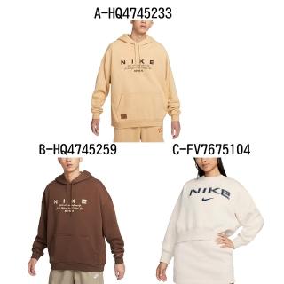 【NIKE 耐吉】連帽長袖T恤 圓領長袖T恤 運動外套 AS M NK CLUB OS PO HD GCEL 男女 A-HQ4745233 精選六款