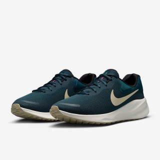 【NIKE 耐吉】運動鞋 慢跑鞋 跑鞋 男鞋 NIKE REVOLUTION 7 綠 緩震 支撐(FB2207407)