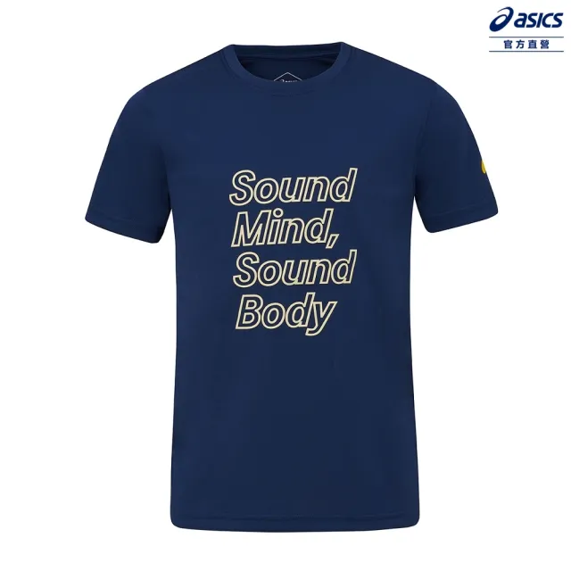 【asics 亞瑟士】童 短袖上衣 男女中性款 夜光 亞洲版型 訓練上衣(2034A988-400)