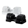 【BYZOOM FITNESS】Pure Series 55lb/約25kg 15段重量可調式啞鈴 白/黑二色 單入(BZ-QCD-55LB)