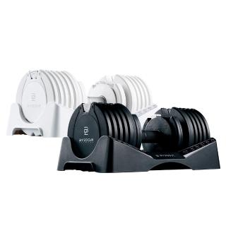 【BYZOOM FITNESS】Pure Series 27.5lb / 約12.4kg 10段重量可調式啞鈴 白/黑二色 雙入(BZ-QCD-27.5LB)