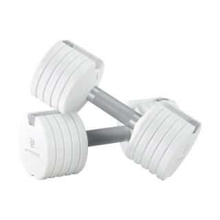 【BYZOOM FITNESS】Pure Series 12.5lb /約5.6kg 5段重量可調式啞鈴 白/黑二色 雙入(BZ-QCD-12.5LB)