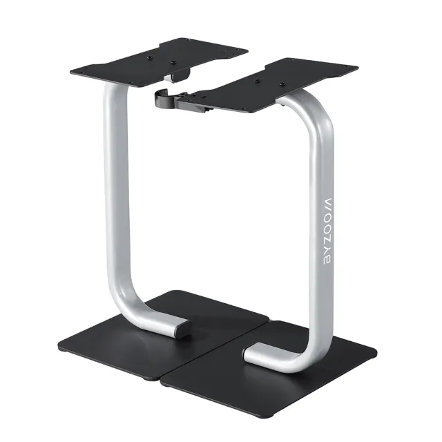 【BYZOOM FITNESS】Pure Series可調式啞鈴27.5lb/約12.5kg 雙入+專用啞鈴架(黑/白二色)