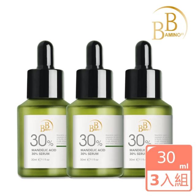 【BB Amino】科研30%杏仁酸精華液30ml(獨家煥膚3入組贈積雪草面膜3片)